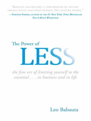 cover image of The Power of Less